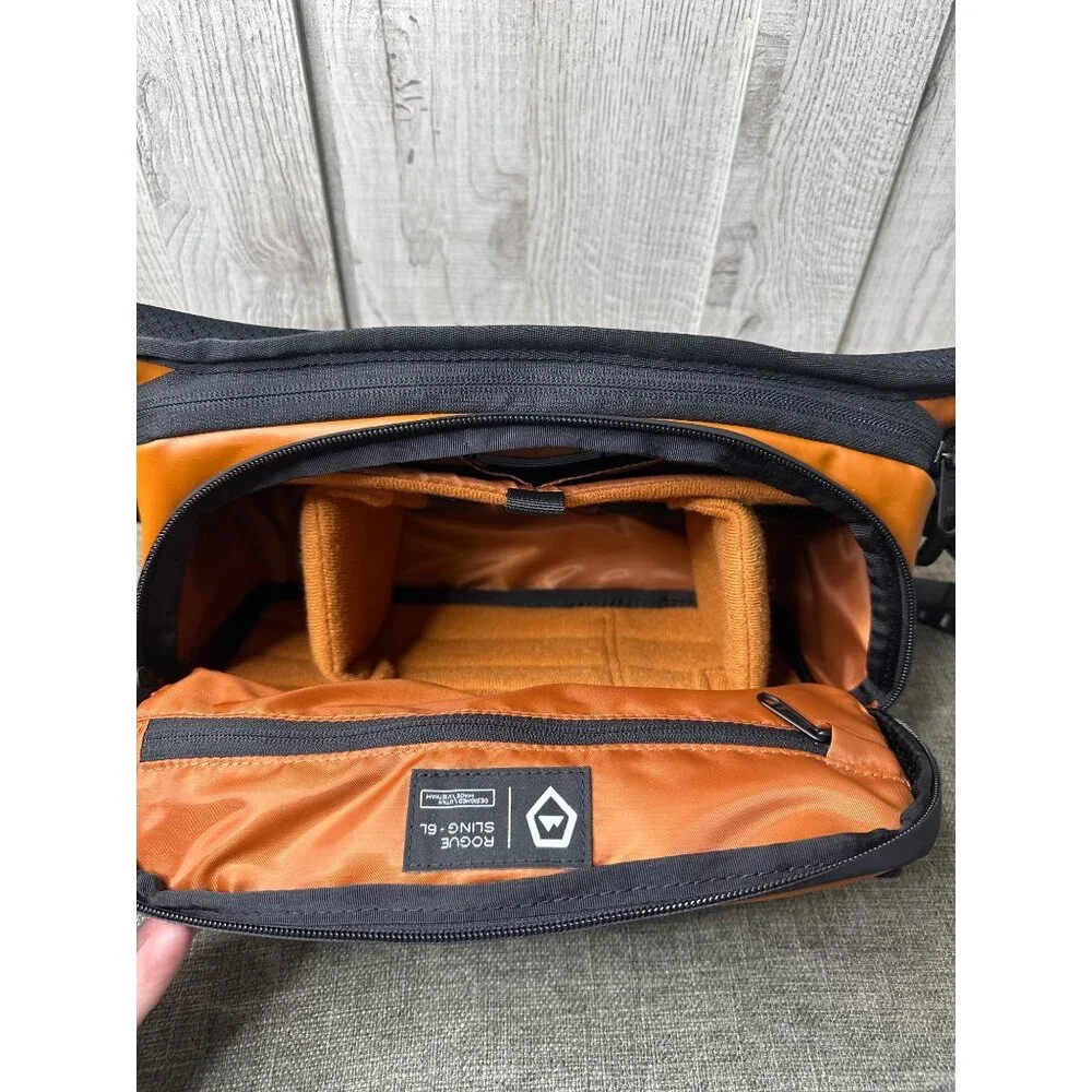 Wandrd Roam Sling Crossbody 6L Camera Bag Sedona Orange w/ Adj Strap & Dividers